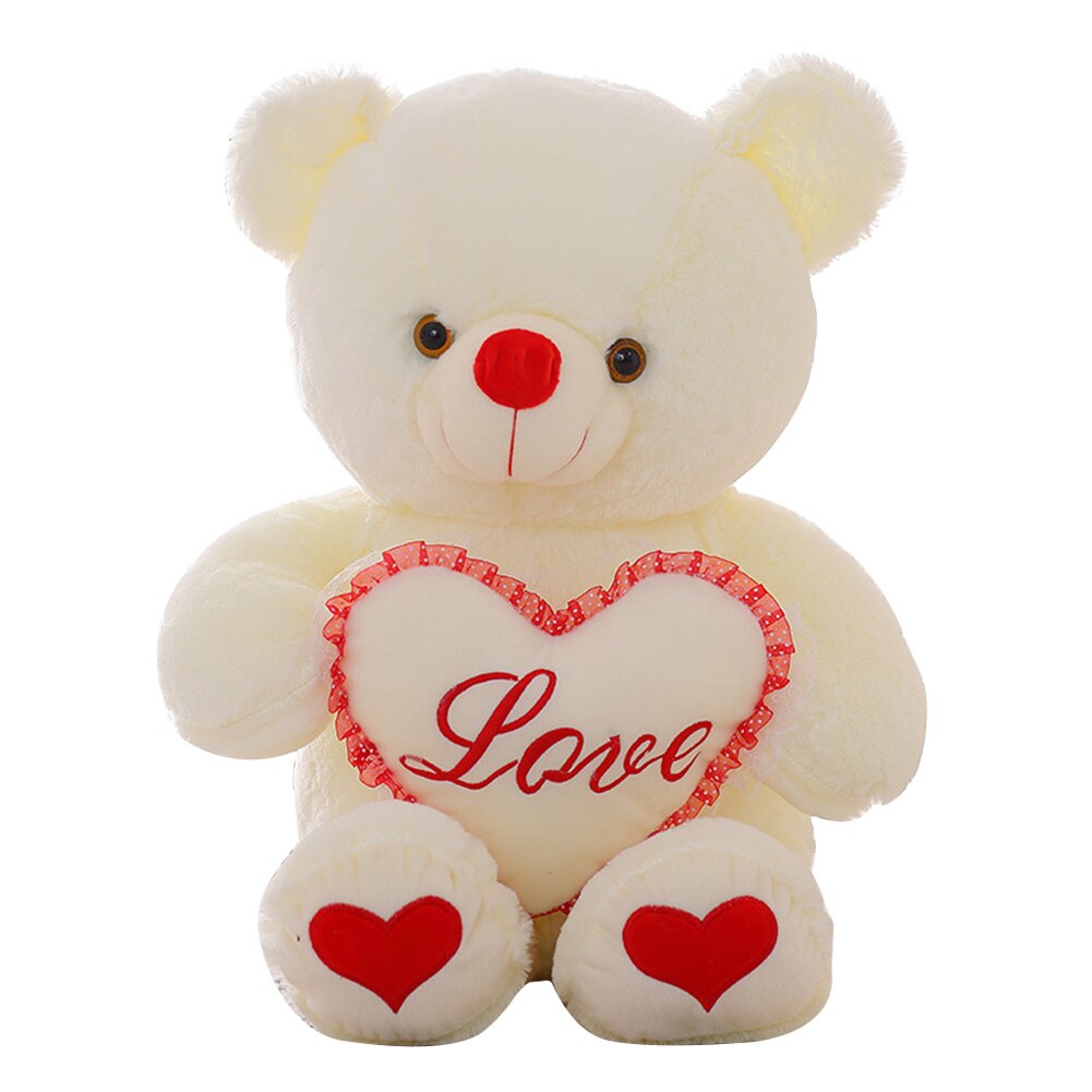 Ours lumineux en peluche pour enfants, jouets lumineux de fête, Flash lumineux LED pour Festival noël avec lumière LED: I