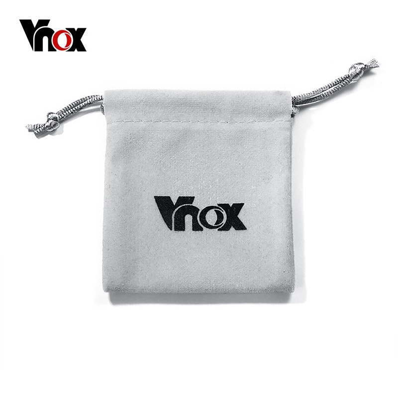 Vnox Jewelry Necklace Pendant Earrings Ring Bags Gray Flannel Velvet Pouches Bag