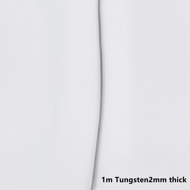Alambre de tungsteno colgante de cerámica de 1M, soporte de cocción de arcilla, colgante pequeño especial, muebles de horno de alta temperatura: 1m Tungsten2mm thick