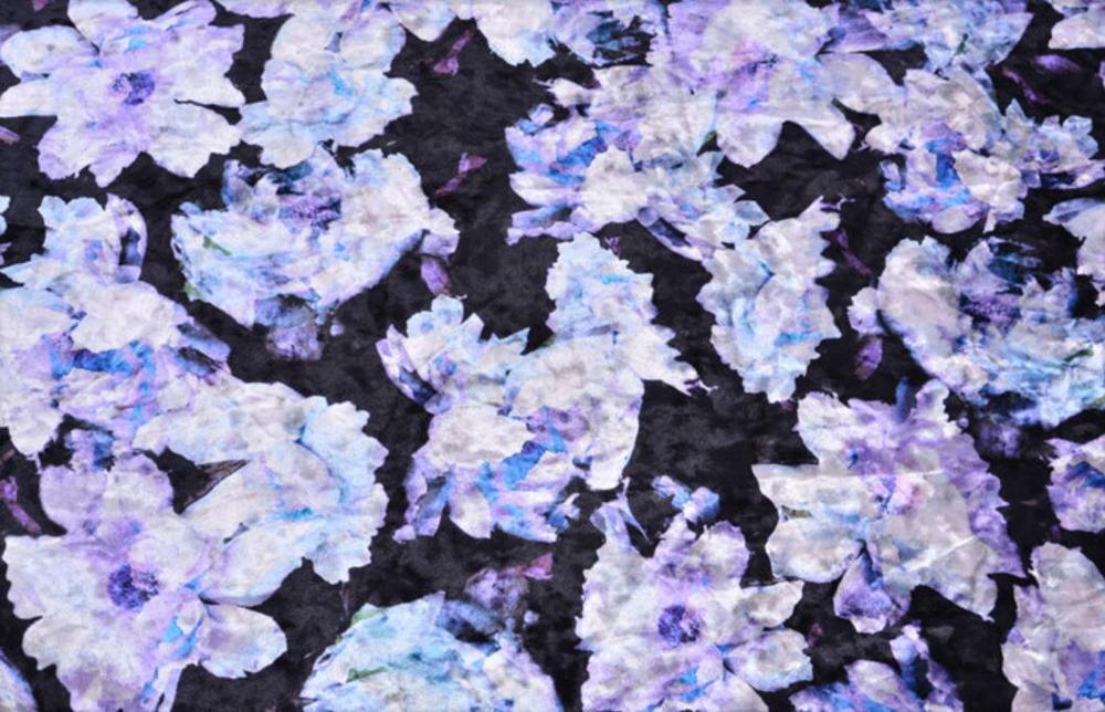 Velvet Dress Print Fabric Cloth Gorgeous Fabric Velvet Pajamas Dress Clothes Glossy Soft Velvet Home Textile Curtain