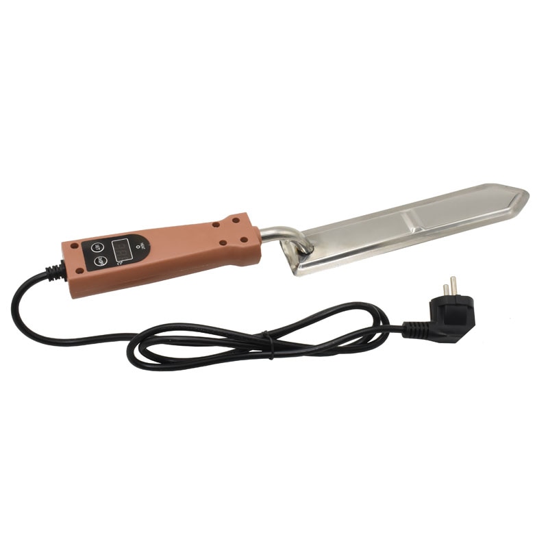 Cuchillo eléctrico para cortar miel, herramienta de apicultor, Control de temperatura, 220V, 140-160 grados Celsius, 1 ud.