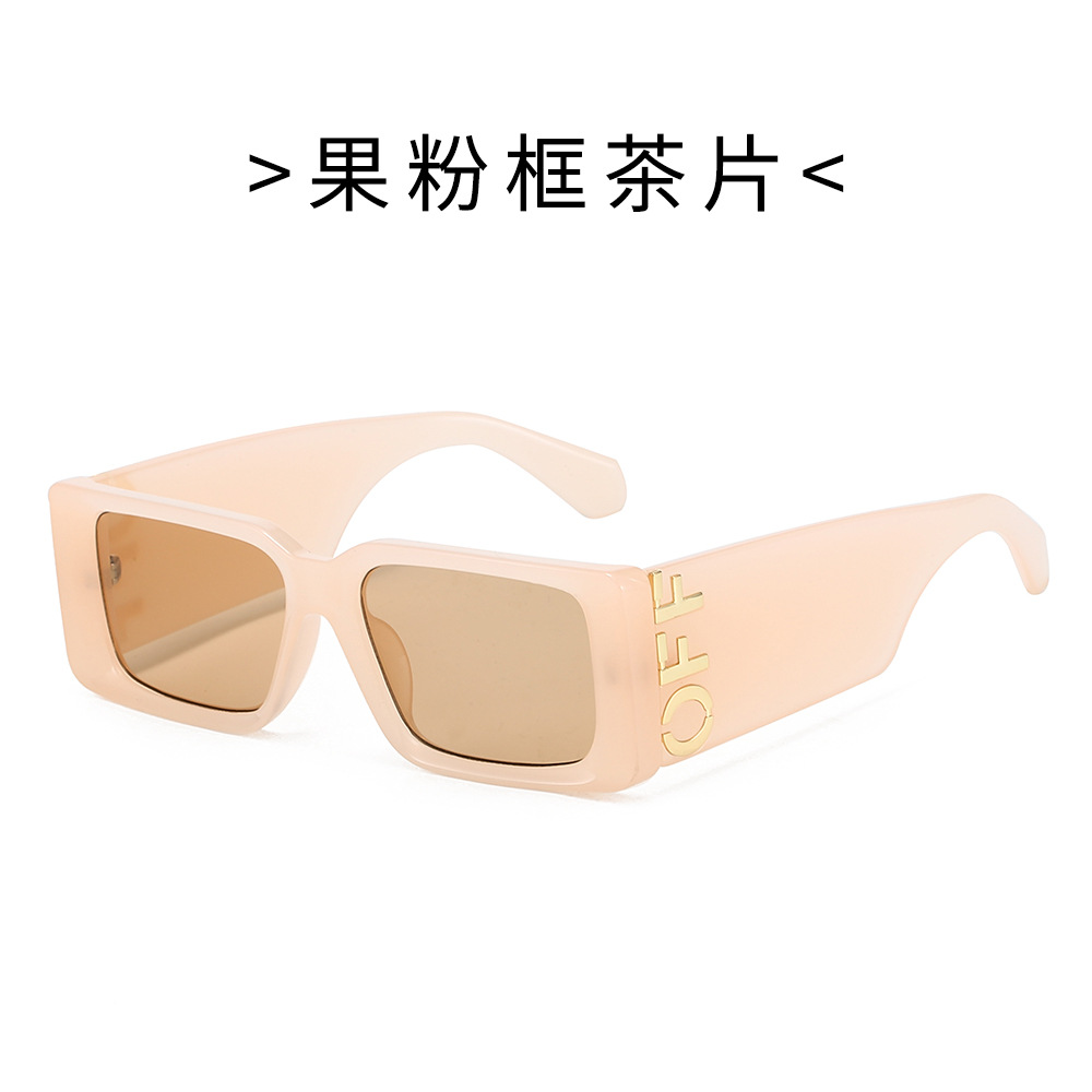 Nuevas gafas de sol retro de para mujeres y hombres Monturas cuadradas elegantes con piernas anchas Protección UV Gafas de para cada occasi: Marrón / Gris