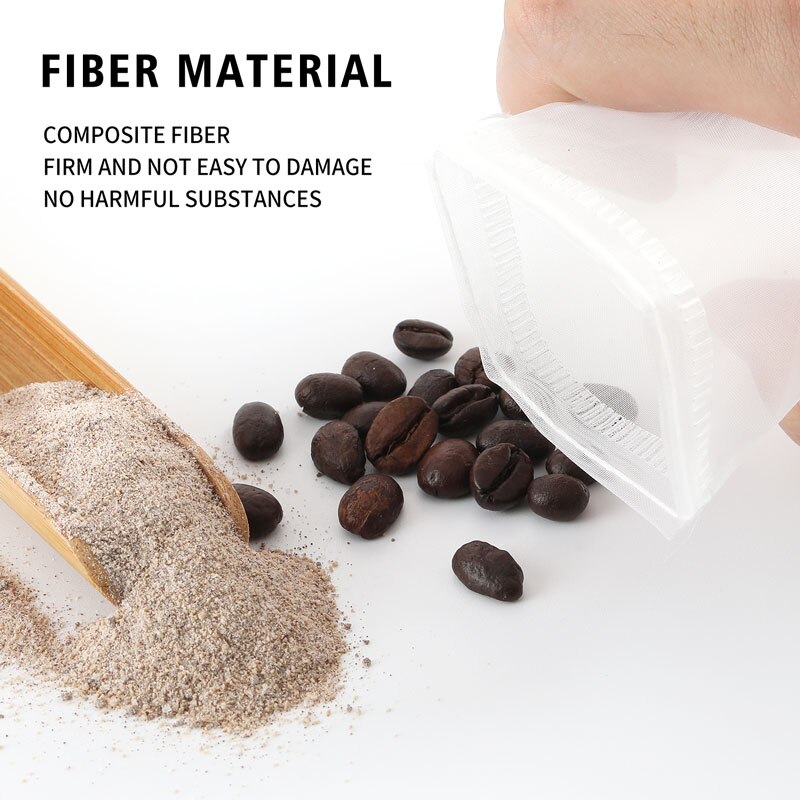 50Pcs/Bag Multi Specification Nylon Thread Drawing Tea Bag Disposable Tea Maker Food Grade Tea Filtering Manual Loading Bulk Tea