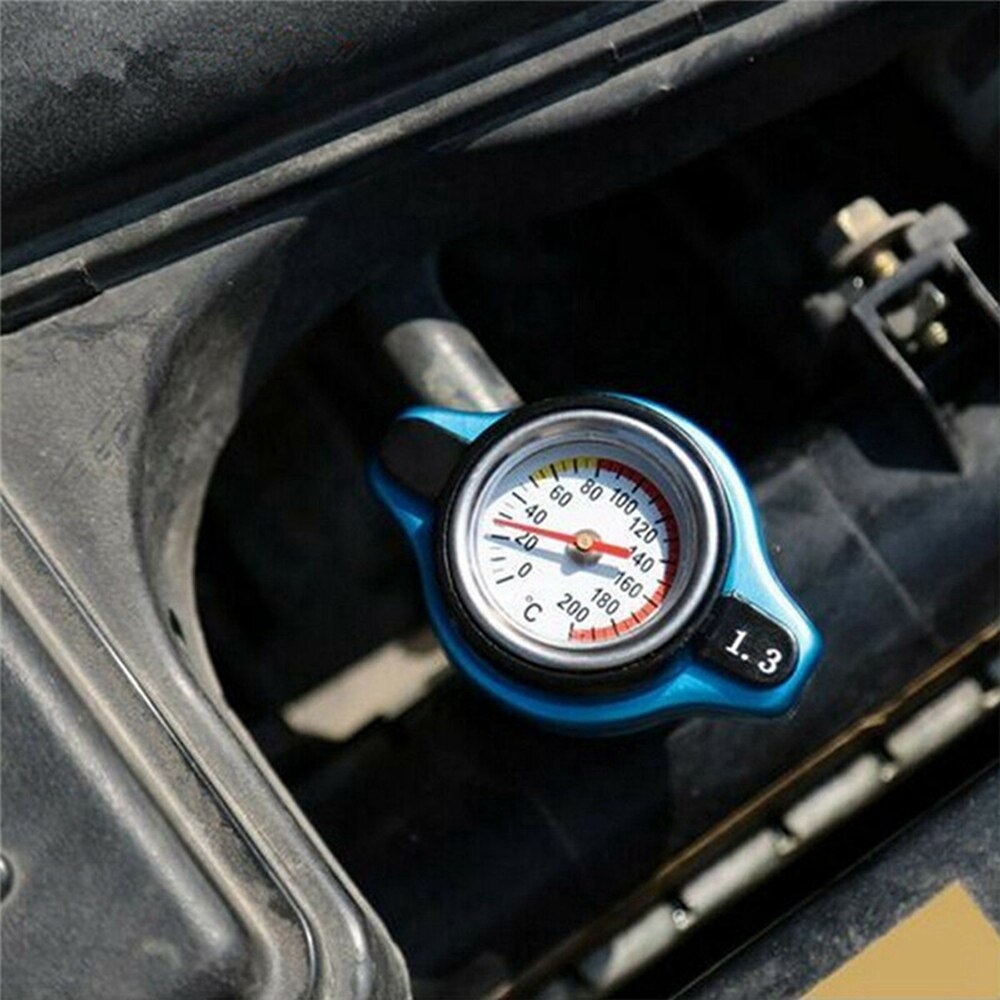 Calibrador termostático para coche, tapa de radiador, cubierta de tanque, medidor de temperatura del agua, utilidad, barra de seguridad, cabezal pequeño/grande, 0,9 Bar/1,1 Bar/1,3 Bar