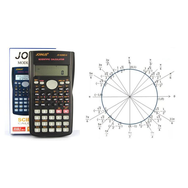 High Resolution Screen Multi-function 2 Line Display Scientific Calculator 82MS-A Calculator For Mathematics Function Students