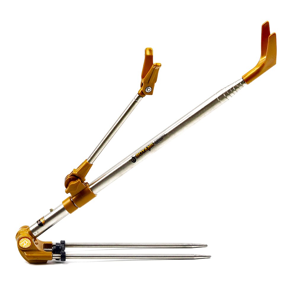 Fiskestang beslag vinkel justerbar håndstang holder 2.3m 2.1m 1.7m 1.5m teleskop fiskeværktøj rustfrit stål