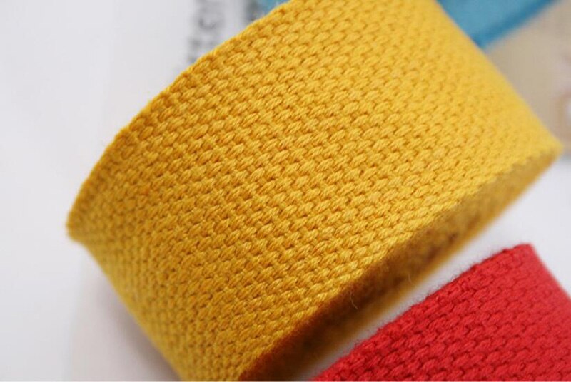 50mm( 2") Canvas Webbing 5meters Length Heavy Canvas Webbing Strap Belting Bag Strap Tape For DIY Bag Luggage Colorful