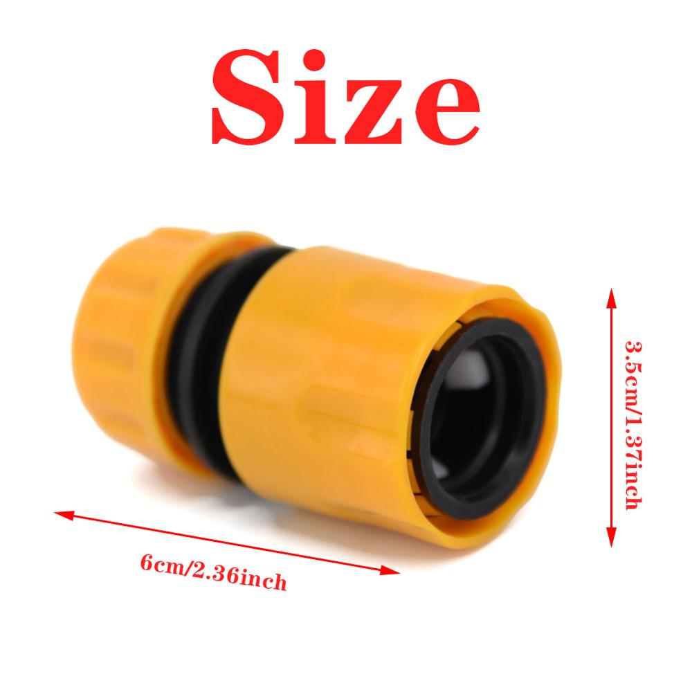 3PCS Coupling Adapter Drip Tape Watering Irrigation Faucet Hose Connecter with 1/2'' 3/4'' Male Garden Water Connector