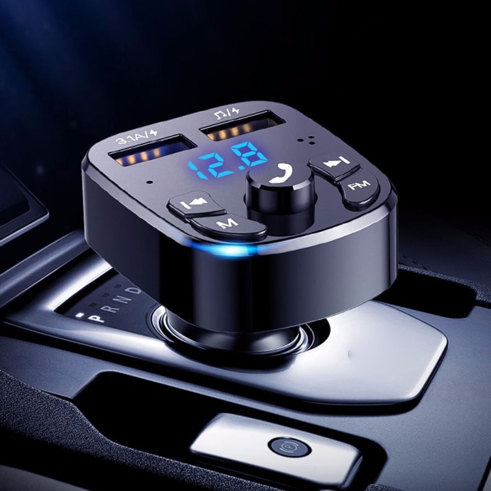 Lecteur MP3 sans fil, sans batterie, double USB 3.1A, chargeur rapide, disque U, chansons, décodage Audio sans perte, pour voiture