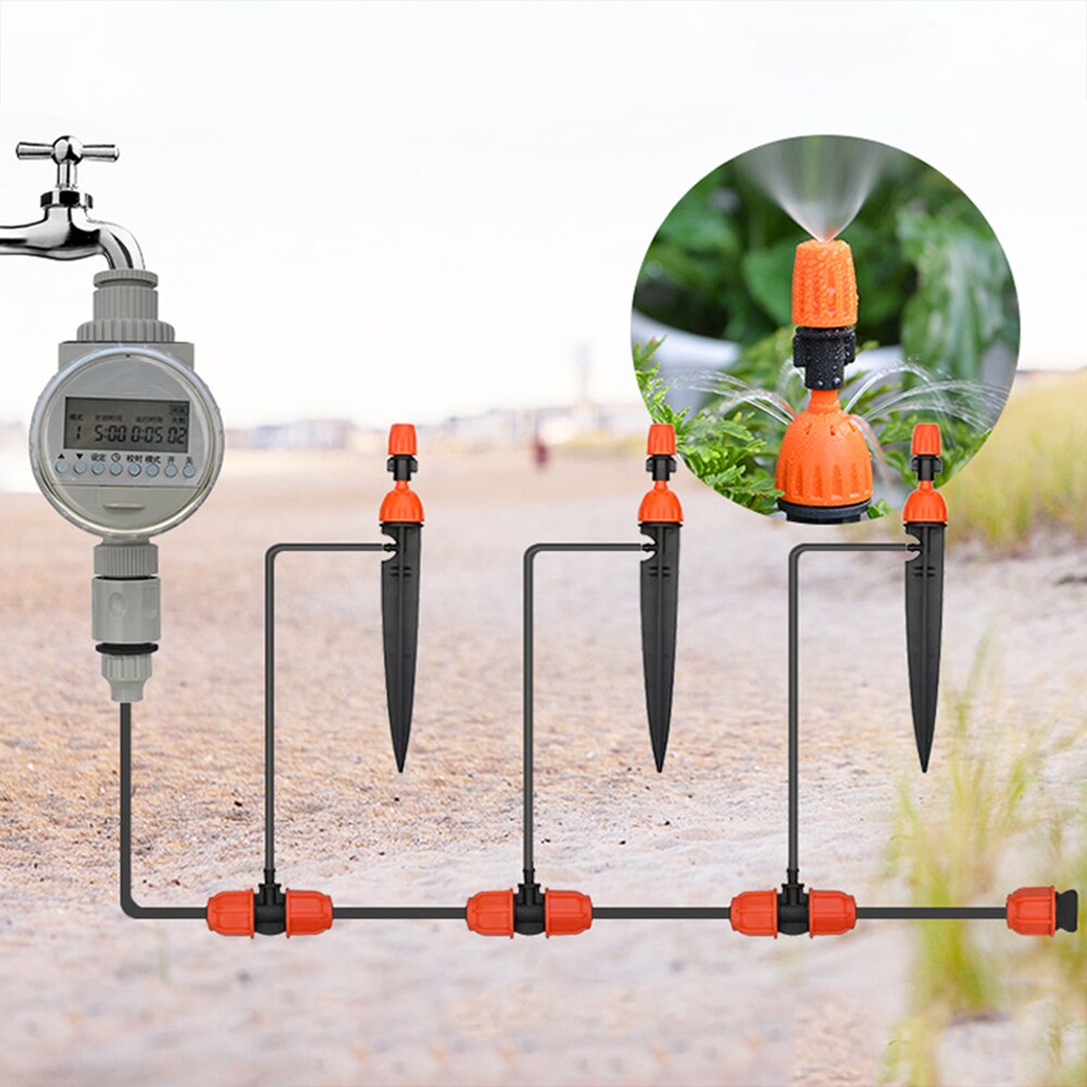 Trädgård vatten timer solar lcd digital bevattning timer kontroller vattning bevattning hem trädgård automatisk vattensparande bevattning