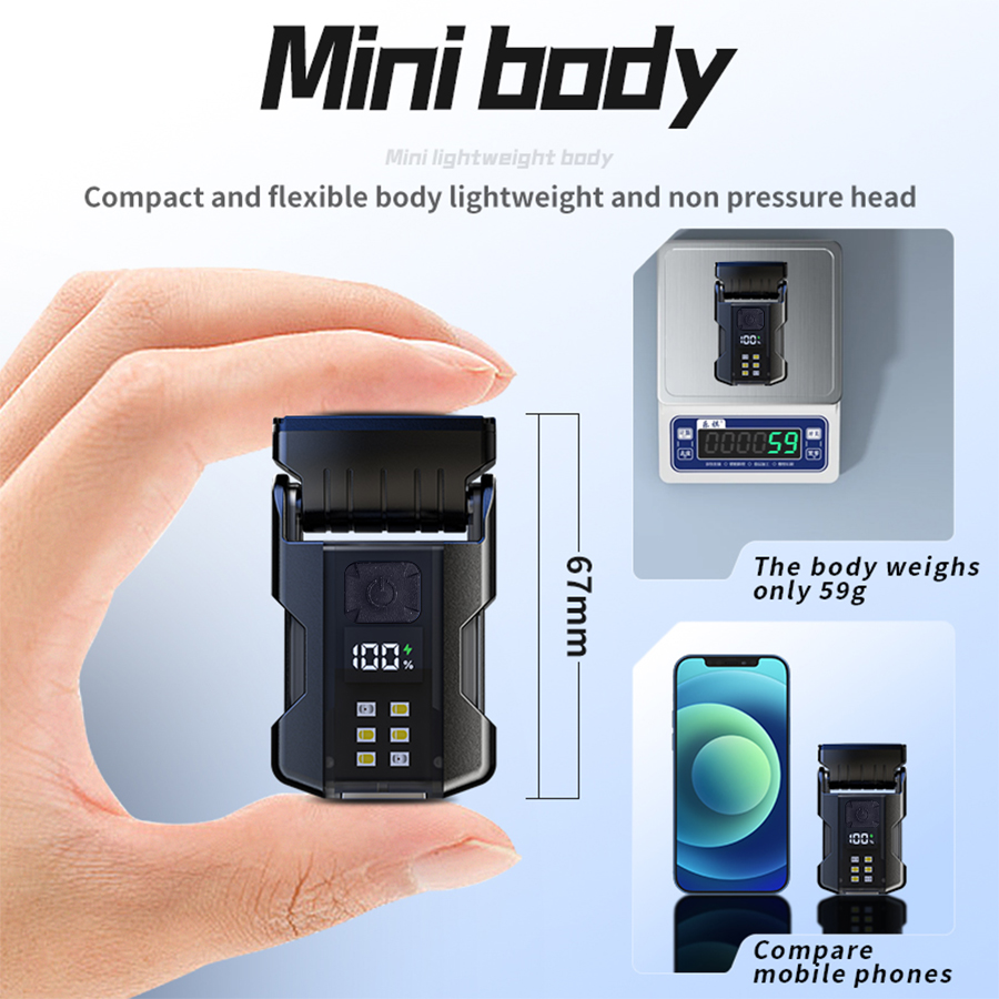 Mini lampe de poche LED rechargeable par USB - Torche super brillante portable avec aimant arrière, lumière de secours COB latérale et lanterne de camping