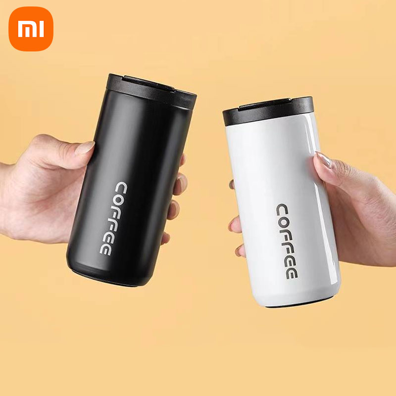 Xiaomi 400ml/500ml Double Stainless Steel 304 Coffee Mug Leak-Proof Thermos Bottle Mug Travel Thermal Cup Portable Youpin