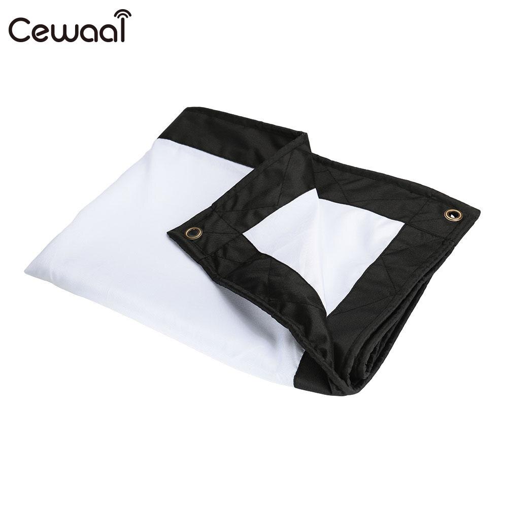 Cewaal projectorgordijn 16:9 glazen garen opvouwbare lobby's home theater lichtgewicht draagbaar projectiescherm