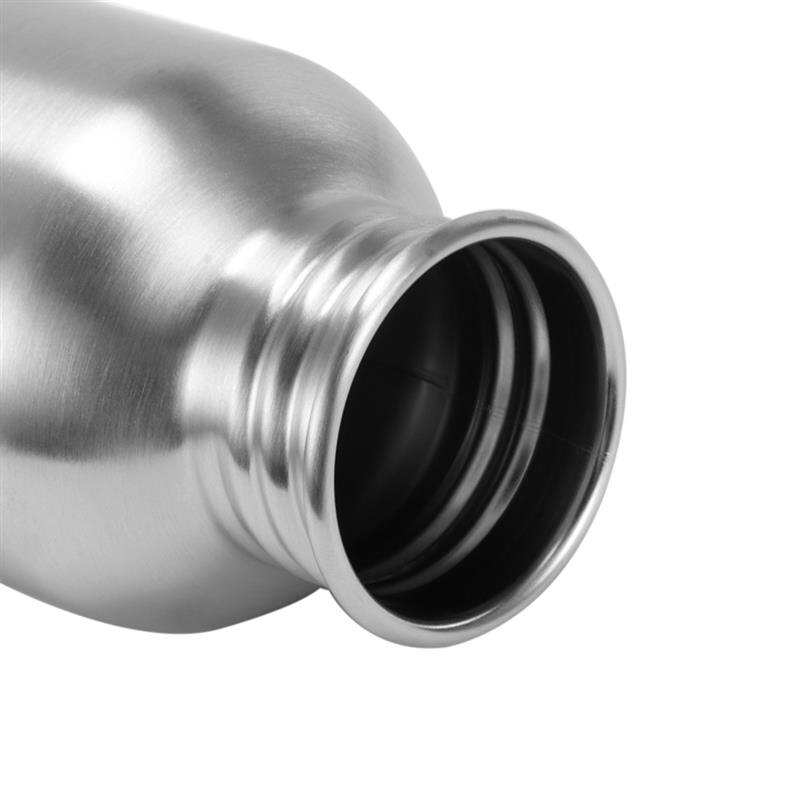 350/500/750ml Double Wall Large Capacity Stainless Steel Single Layer Sports Kettle Outdoor Bicycle My Water Bottles Durable