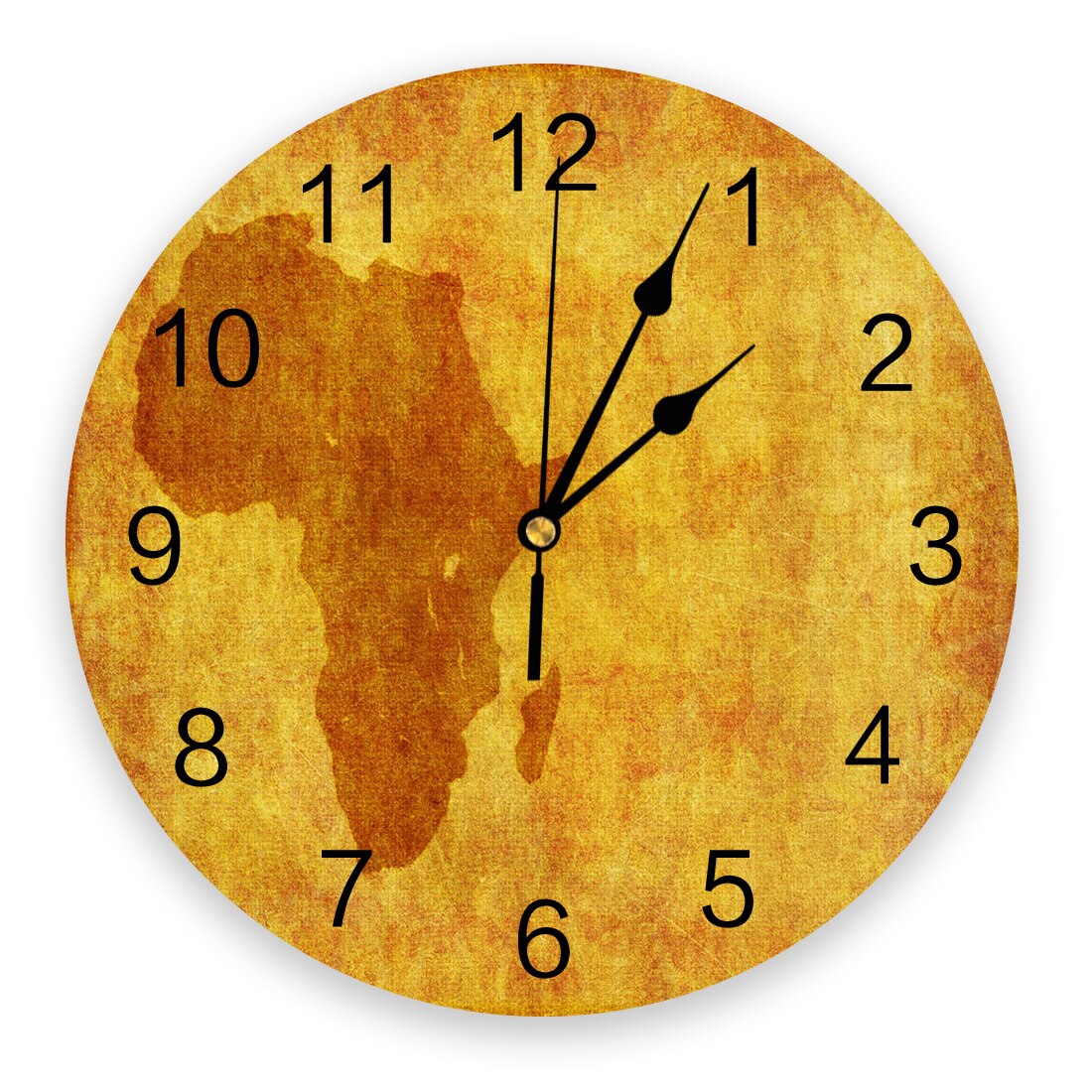Karte Irland Jahrgang Stil Dublin Atlas Wanduhr Wohnzimmer Schlafzimmer Zauberstab Uhr Stumm Karikatur Wanduhr Hause Dekoration: LEX10096CKAZ1
