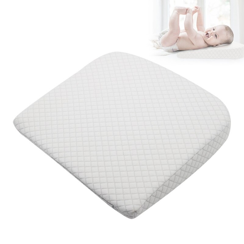 Comfortable Baby Pillow Head Shaping Memory Foam Pillow Improve Sleep Position Newborn Wedge Pillow for Relief and Acid Reflux