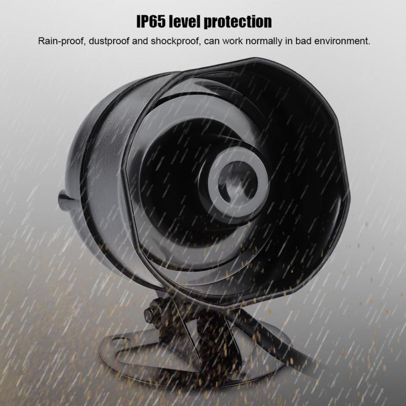 Electric Sound Horn Loud Speaker Truck Warehouse Alarm Siren Support MP3 Playback SD Card IP65 Level Protection Sirene Alarm