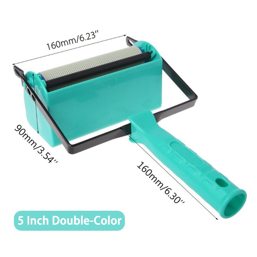 Dekoracja ściana kwiatów wzorzyste wałki malarskie 5 "gumowa szczotka rolki narzędzia robić malowania wielokrotnego użytku maszyna/alternatywa dla tapety