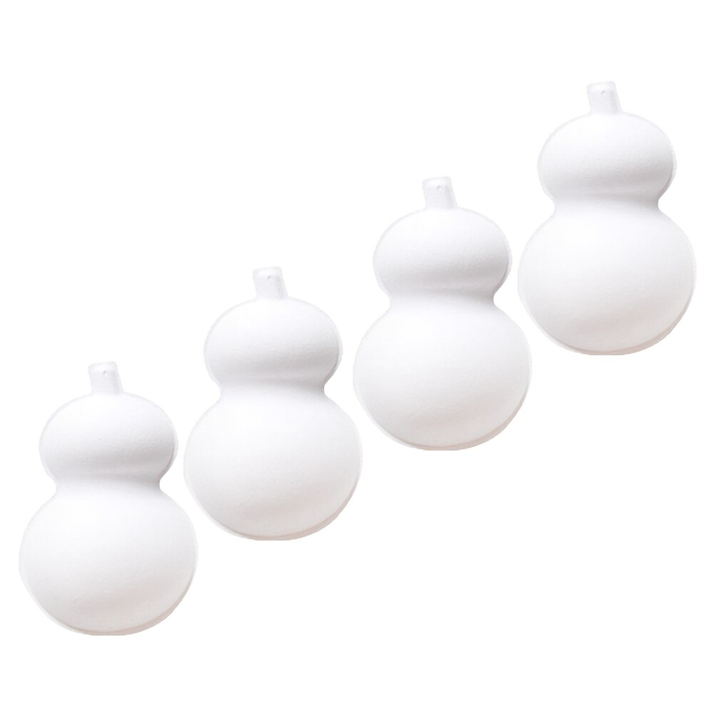 6Pcs Blank Kalebas Gereedschap Diy Unpainted Papier Kalebas Kids Diy Benodigdheden Voor Schilderen