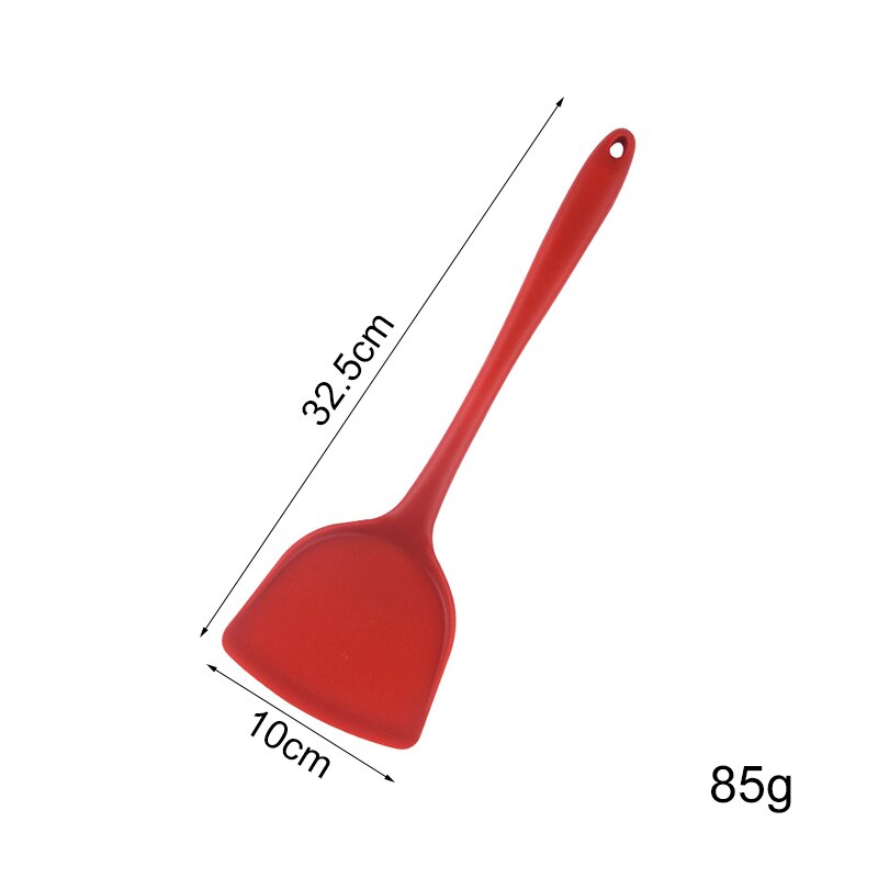Utensilios de cocina domésticos, espátula de silicona, no daña la olla, pala de cocina, herramienta de cocina, pala, cuchara, suministros de cocina, herramientas