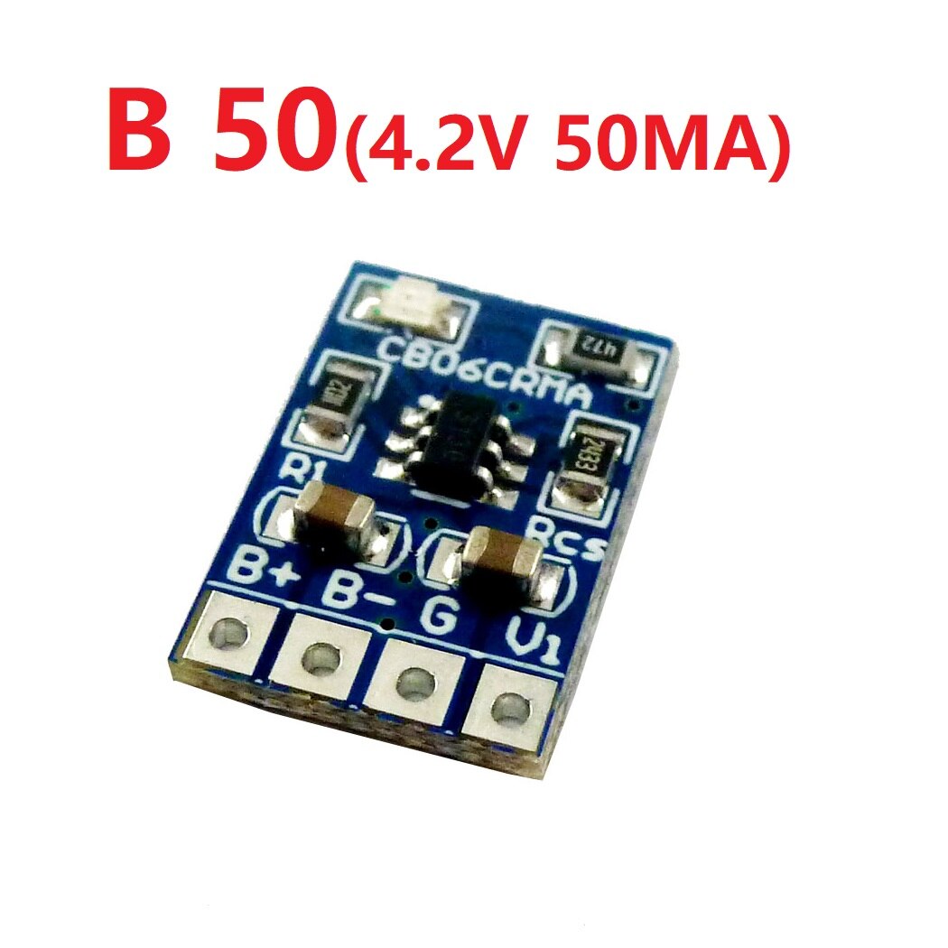 Module de chargeur de batterie au lithium ni-mh 3v 3.6v ni-cd, bouton rechargeable, pour vl2330 ml2032 1220 lir2016 2025 2032 2050 2430 2450: 4.2V 50MA
