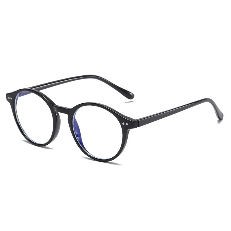 Fs computer mobil anti blåt lys briller kvinder mænd leopard print stel øjenbeskyttelse bluelight blokerende briller: Sort 2