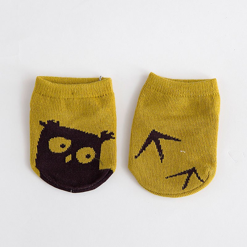 Hylidge Katoenen Baby Meisje Sokken Kids Kinderen Korte Sokken Leuke Cartoon Baby Peuter Vloer Sokken