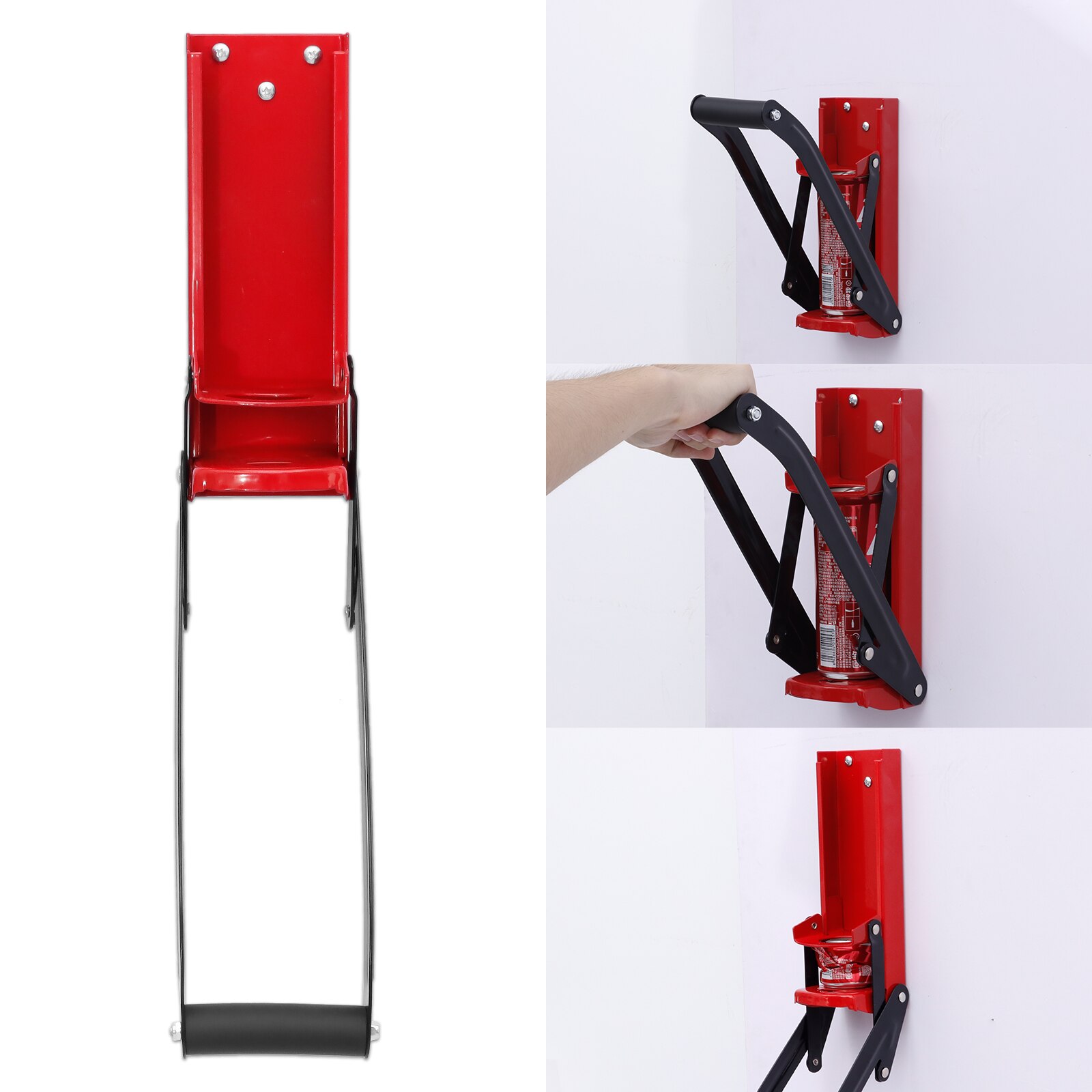 16oz 500ml Cans Can Press Kitchen Bottle Press Can Opener Kitchen Tools Suitable for Flattening Tin Cans Can Bottle Opener