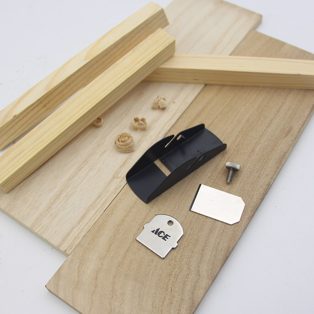 Mini plano de recorte de madera para carpintería, cepillo de mano para carpintero, cepillo de mano de borde de corte, herramientas de carpintero fundidas a presión