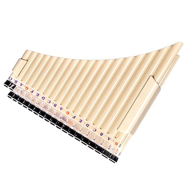 Pan Flute 36 Pipes - Resin Musical Instrument for Students