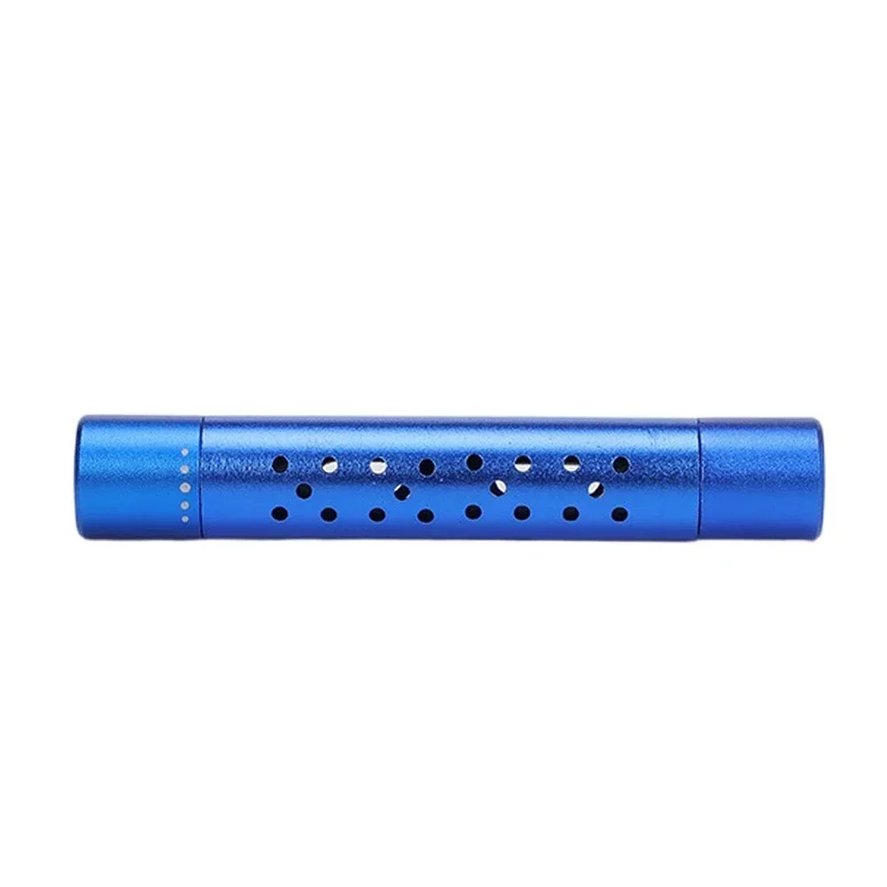 Clip de ventilación personalizado para fragancia de coche, difusor cilíndrico de aceite esencial para coche, varillas de repuesto para Auto, camión, oficina y cocina: Azul