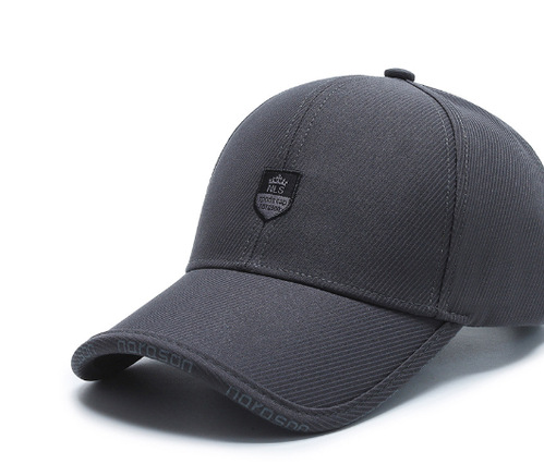 Casquette de Baseball unisexe NLS lettre couronne étiquette printemps automne extérieur réglable chapeaux décontractés chapeau de protection solaire casquette de Baseball pour hommes: GRIS