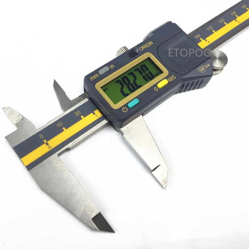 Precisión Terma 0.005mm IP54 a prueba de agua 150mm 300mm calibrador vernier digital micrón calibrador electrónico medidor de espesor micrómetro