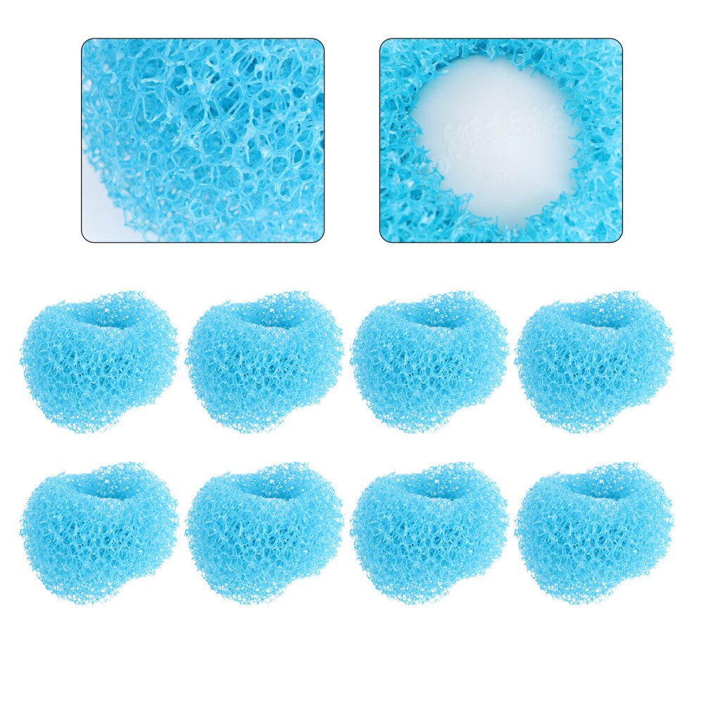8Pcs Reusable Laundry Balls Washing Machine Soap Washing Blue