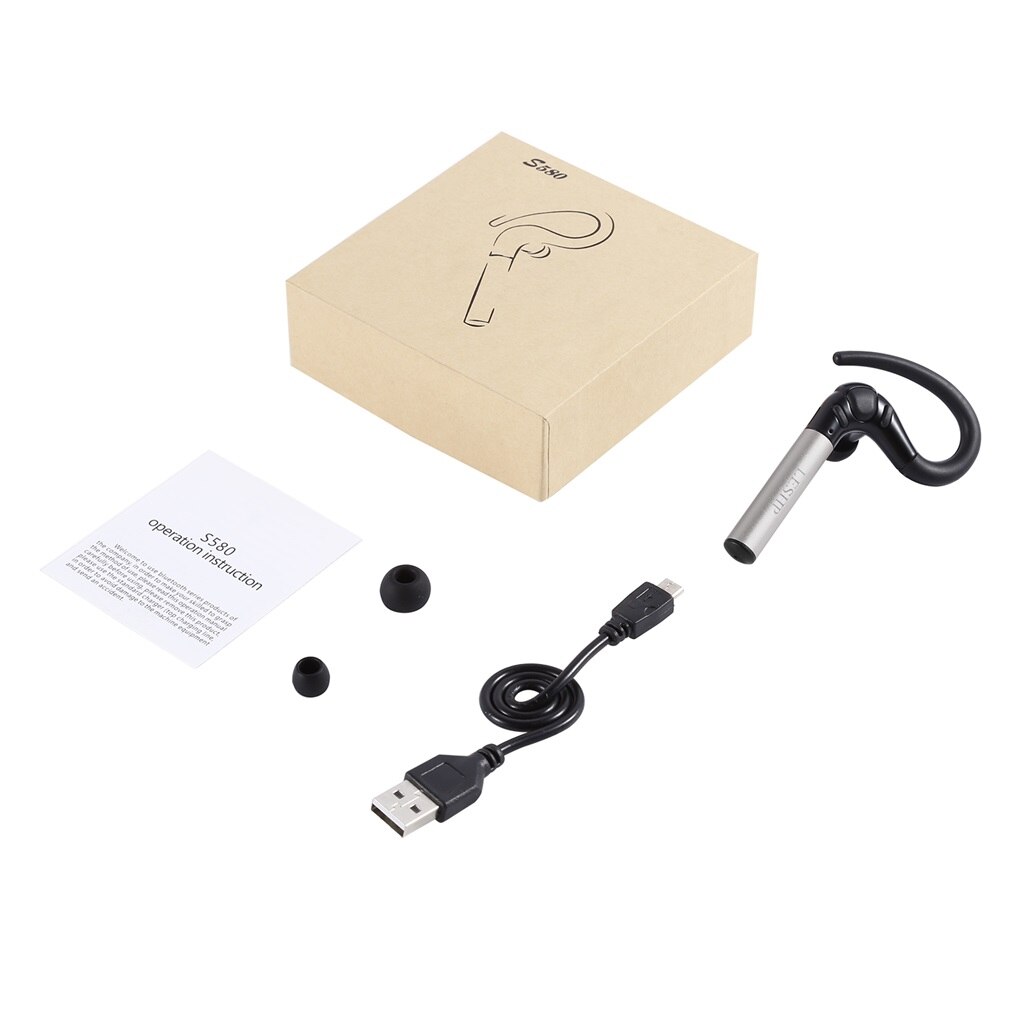 LESHP Headset Wireless Earphone HD Stereo Headphone Handsfree Car Earphones Support A2DP Music Playback: Default Title