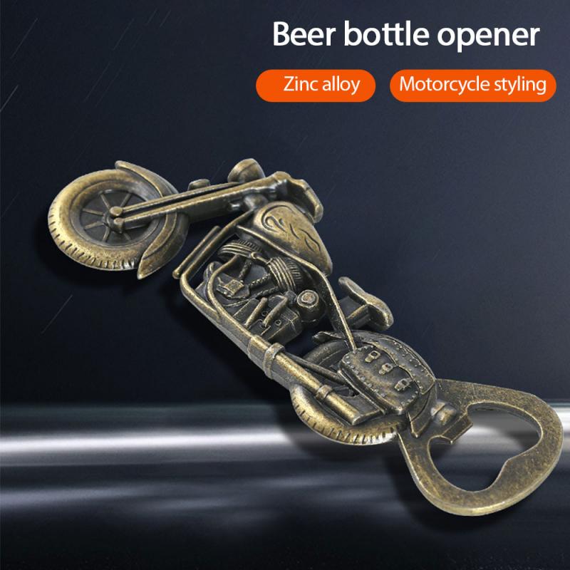 Vintage Motorcycle Shape Bottle Openers Unique Beer Bottle Opening Tool Wedding For Men Keychain Keyring Brass Opener Tool