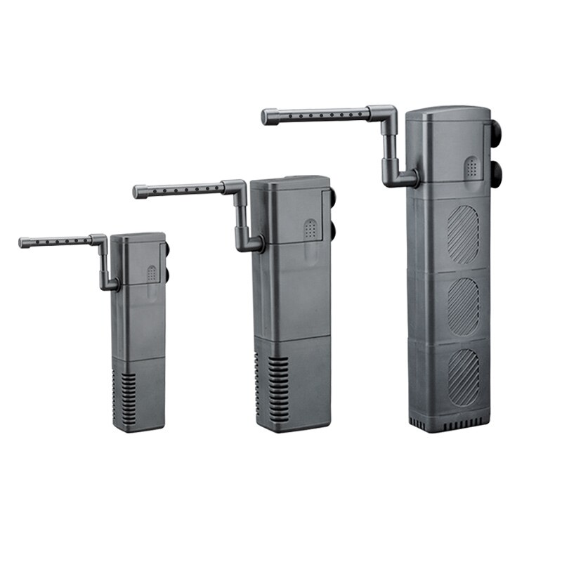 Small fish tank filter submersible pump quiet three-in-one pump aquarium oxygen pump fish culture filter equipment Turtle filter