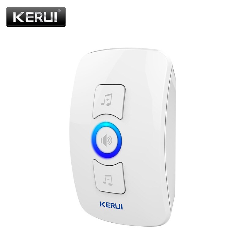 KERUI Waterproof Touch Doorbell Button Wireless SOS Emergency Button 433MHz Alarm Accessories For KERUI Doorbel Alarm System: Lavender