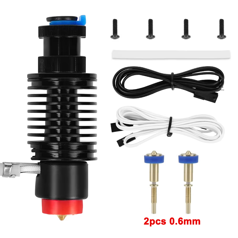 Kit de extrusión de calefacción de cerámica E3D Revo, termistor 104NT, calentador de calentamiento rápido, Kit Hotend de núcleo para impresora 3D E3d V6 Voron End: Oro