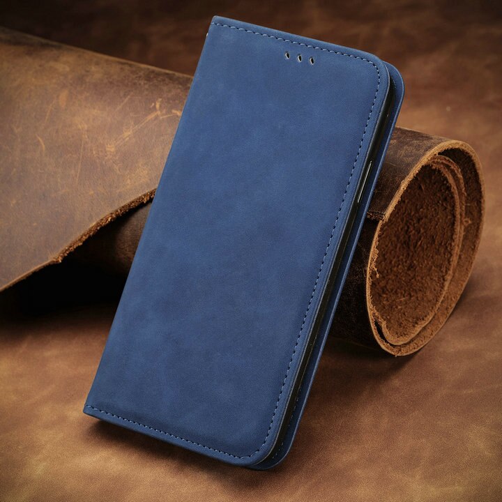 Voor Infinix Note 11 Pro Luxe Case Smooth Wallet Leather Book Shield Infinix Note11 Case Note 11Pro Flip Cover Telefoon schokbestendig: infinix note 11 pro / Blue