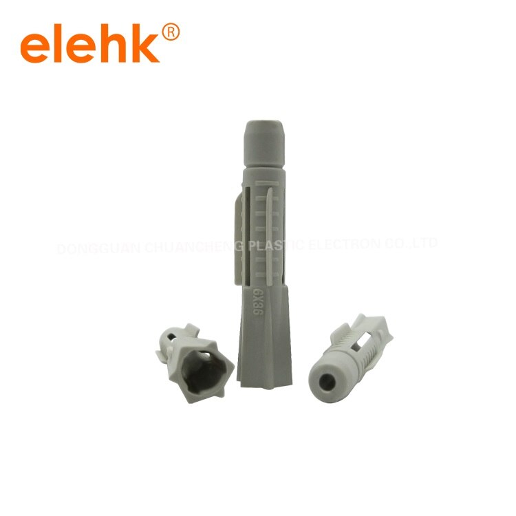 100 st väggplugg plastankare nylon expansion spik ankare