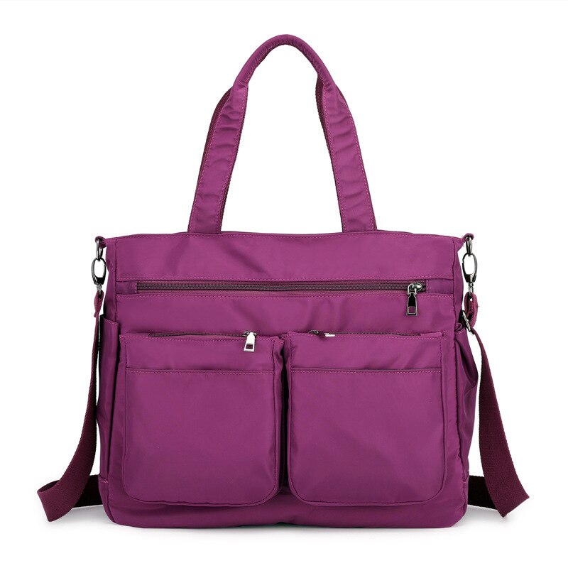 Women Multi-Pocket Travel Storage Bag Laptop Briefcase for Office Teacher Nurse Large Capacity Light Weight