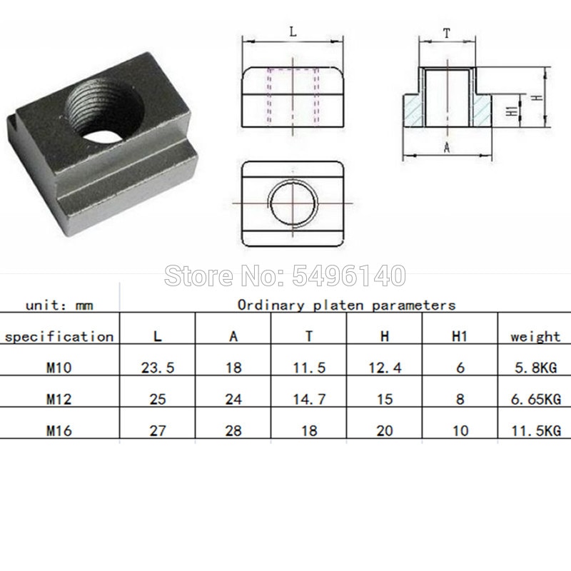 Milling Machine Clamping Set 58pcs M16 Mill Clamp Kit Machine Tool Milling Machine Accessories Set