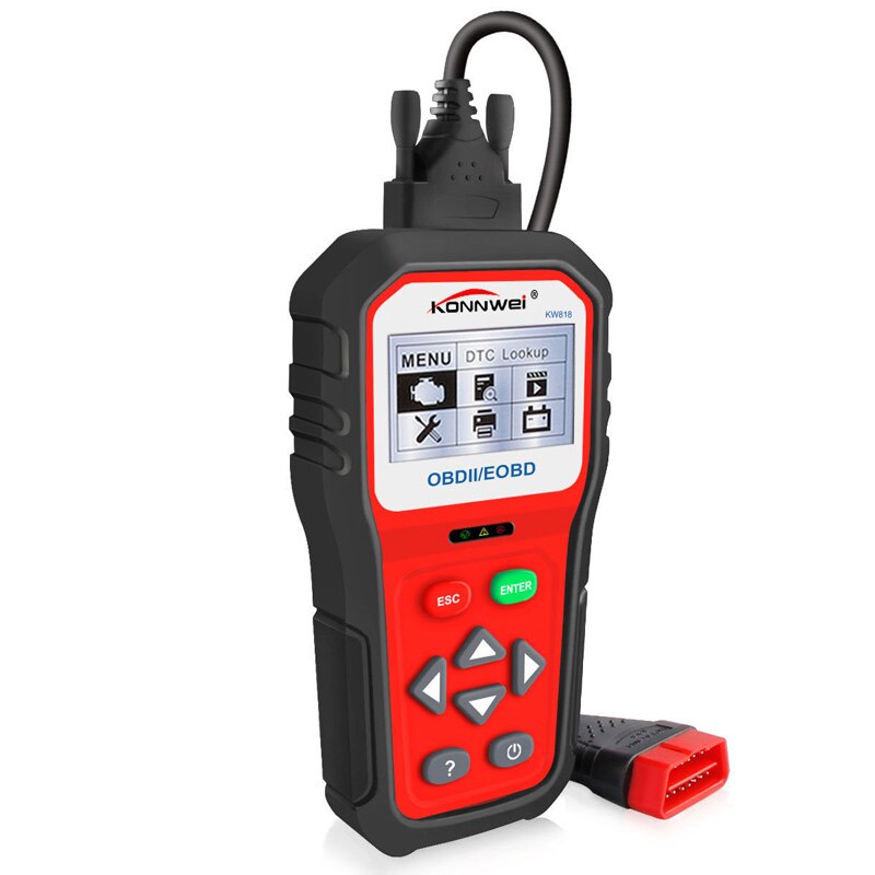 KW818 OBD2 OBDII EOBD CAN Auto Code Reader Scanner Car Engine Diagnostic Tool Check Engine Car Code Reader Tool