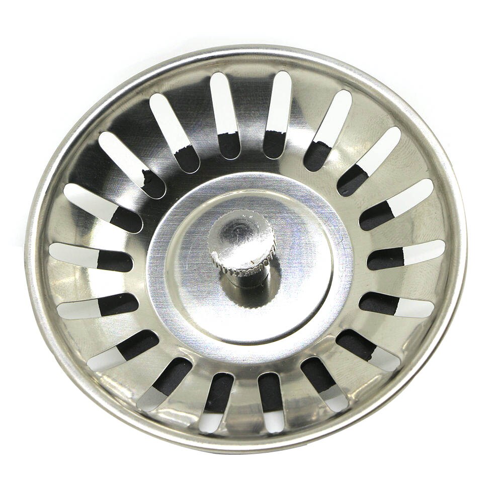 Strainer Stopper 1pc Strainer Waste Plug 8cm Stainless Steel Home Kitchen Sink Drain Stopper Sink Filter