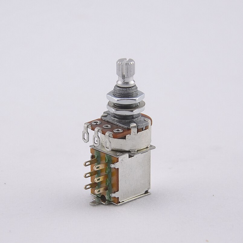 【Made in Korea】1 Piece Alpha Push Pull Potentiometer(POT) For Electric Guitar Bass 25K/B50K/250K/500K