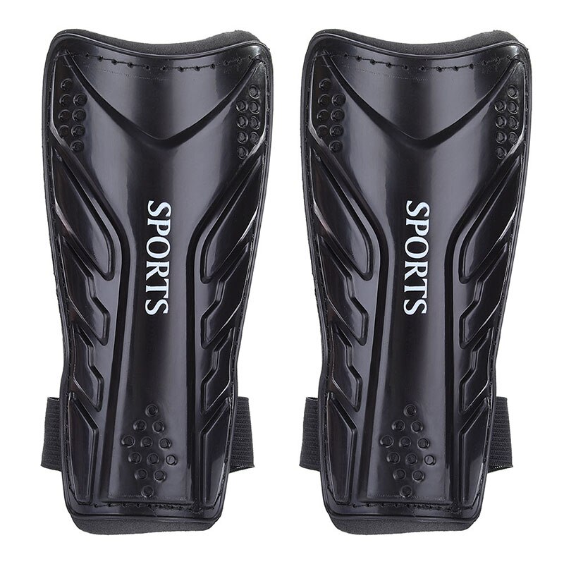 1 Pair 17.5*8.5cm Soccer Shin Guards Pads For Adult/Kids Football Shin Pads Leg Sleeves Soccer Shin Pads Kids Knee Support Sock: BK