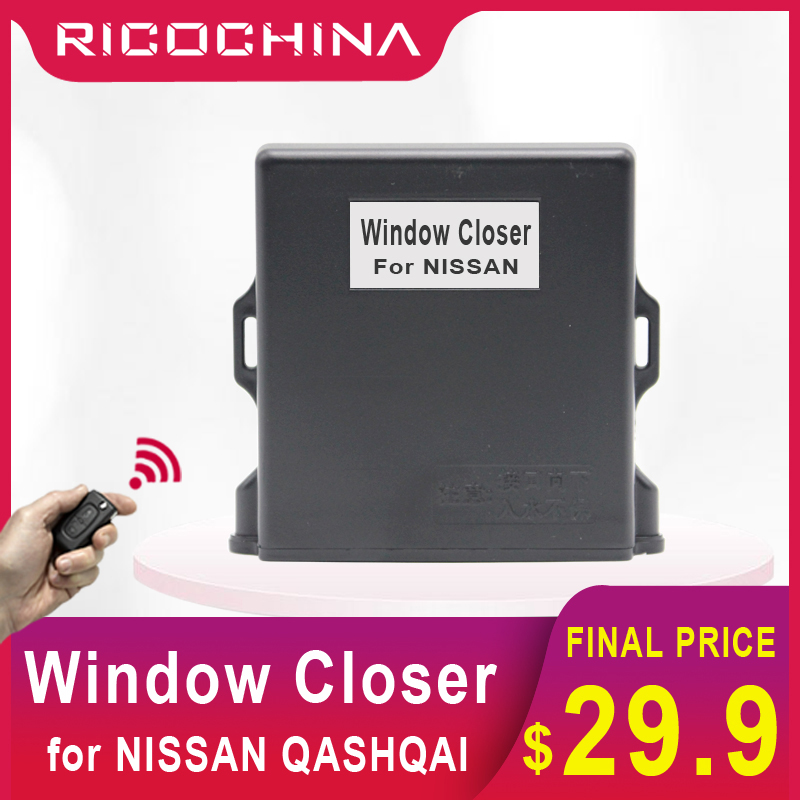 Bil auto vindueslukker til nissan qashqai 4 døre køretøjsdør glas automatisk lukning af vinduesmodul