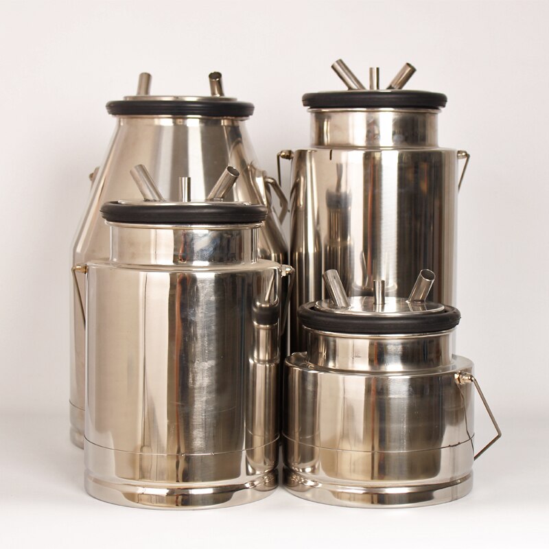 5-25L Rvs Melk Emmer, Melk Container, Melk Kan voor Melkmachine