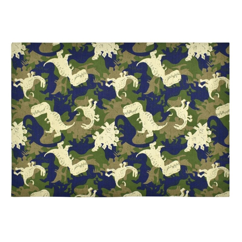 Envelop Kids Peuter Kussensloop Katoenen Baby Kussensloop Past Voor 13x18in 14x19in 12x16in Kussen Zacht Ademend Kussen G99C: Camouflage dinosaur